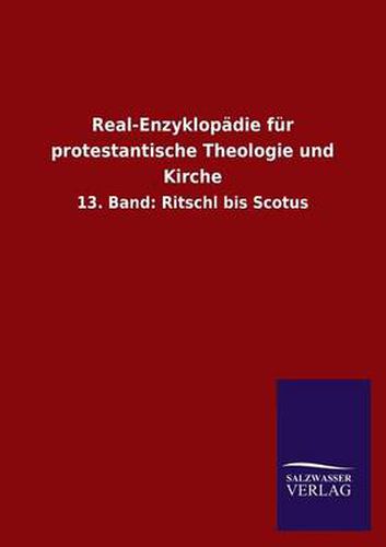Cover image for Real-Enzyklopadie Fur Protestantische Theologie Und Kirche