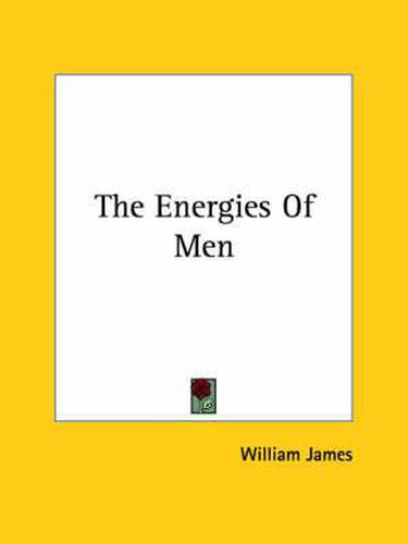 Cover image for The Energies of Men