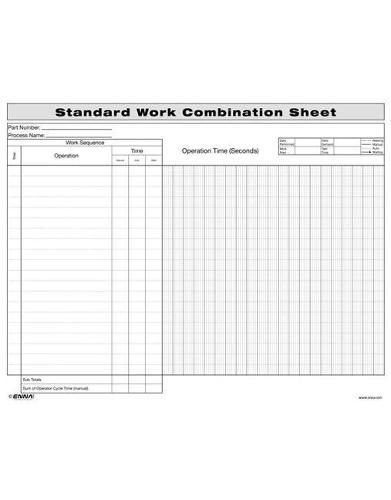 Standard Work Combination Sheet