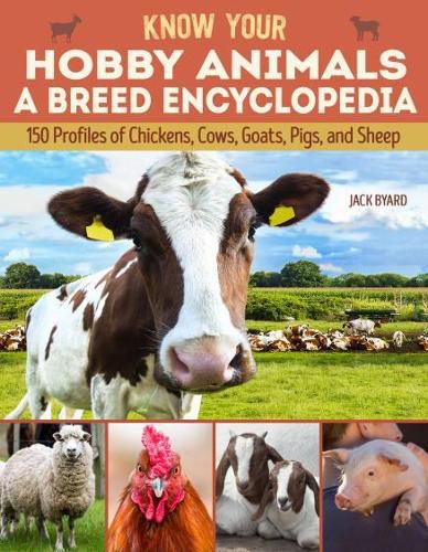 Cover image for Know Your Hobby Animals: A Breed Encyclopedia: 172 Breed Profiles of Chickens, Cows, Goats, Pigs, and Sheep