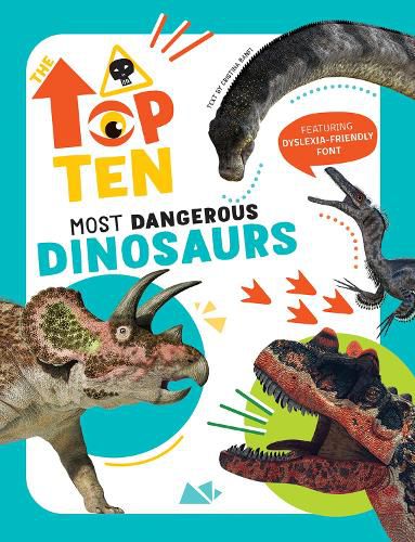 Cover image for The Top Ten: Most Dangerous Dinosaurs