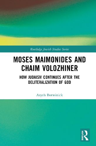 Cover image for Moses Maimonides and Chaim Volozhiner