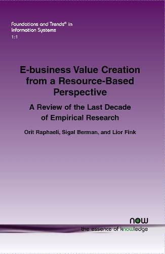 Cover image for E-business Value Creation from a Resource-Based Perspective: A Review of the Last Decade of Empirical Research