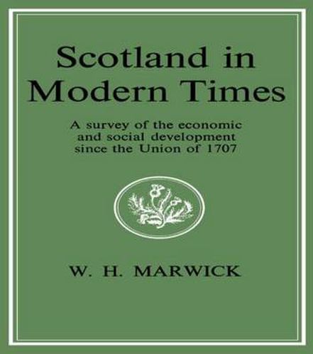 Cover image for Scotland in Modern Times