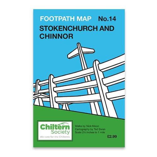 Cover image for Map 14 Footpath Map No. 14 Stokenchurch and Chinnor: Sixth Edition - In Colour