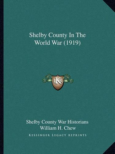 Shelby County in the World War (1919)