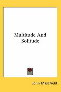 Cover image for Multitude and Solitude
