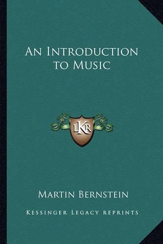 Cover image for An Introduction to Music