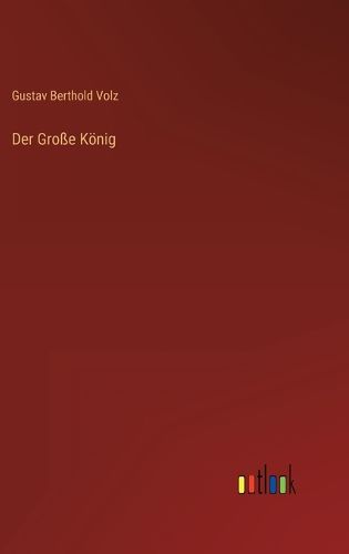 Cover image for Der Grosse Koenig