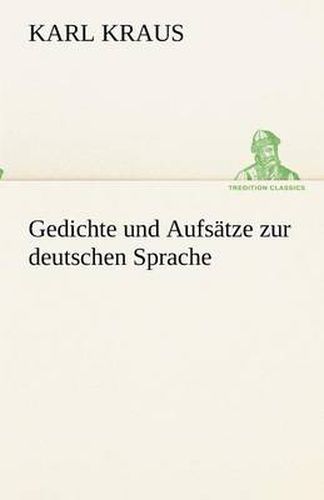 Cover image for Gedichte und Aufsatze zur deutschen Sprache