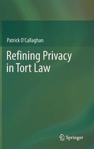 Cover image for Refining Privacy in Tort Law