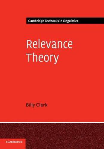 Cover image for Relevance Theory