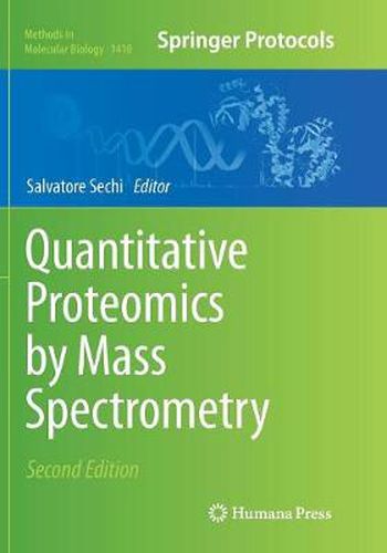 Cover image for Quantitative Proteomics by Mass Spectrometry