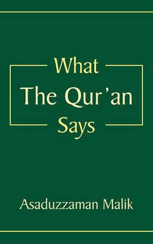 Cover image for What the Qur'an Says