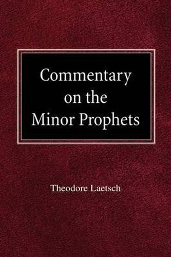 Cover image for Commentary on the Minor Prophets