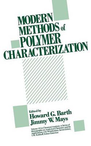 Cover image for Modern Methods of Polymer Characterization