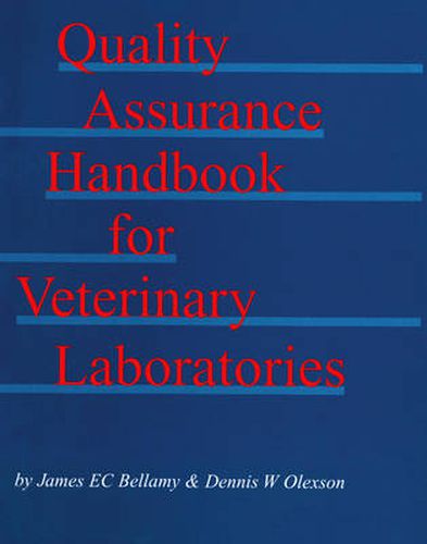 Cover image for Quality Assurance Handbook for Veterinary Laboratories