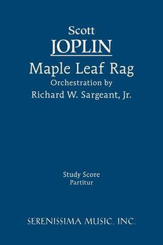 Cover image for Maple Leaf Rag: Study Score