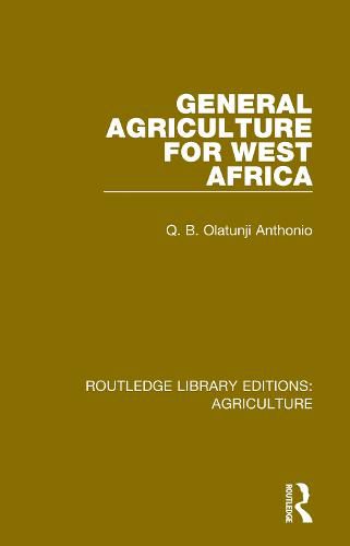 Cover image for General Agriculture for West Africa