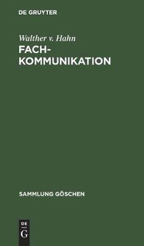 Cover image for Fachkommunikation