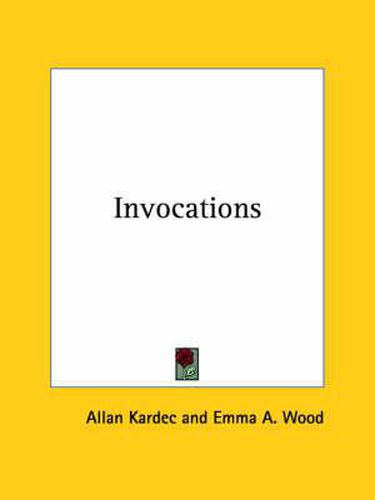 Cover image for Invocations