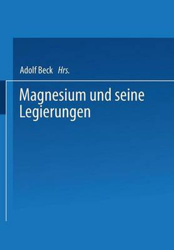 Magnesium Und Seine Legierungen