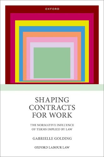 Cover image for Shaping Contracts for Work