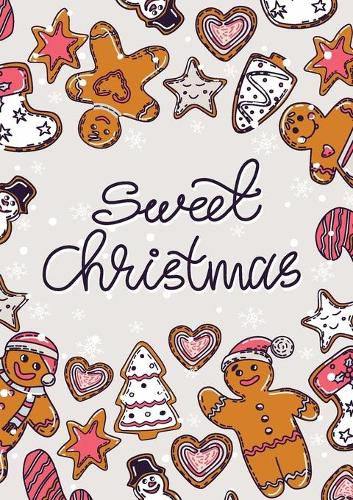 Cover image for Merry Christmas Coloring Card: Cheaper and More Useful than a Card! (Sweet Christmas; Christmas Cookies; Gingerbread) Medium A5 - 5.83X8.27