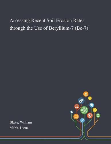 Cover image for Assessing Recent Soil Erosion Rates Through the Use of Beryllium-7 (Be-7)