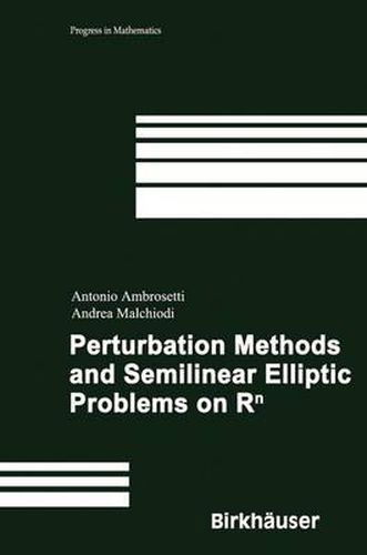 Cover image for Perturbation Methods and Semilinear Elliptic Problems on R^n