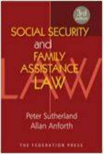 Cover image for Social Security and Family Assistance Law