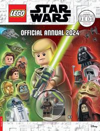 Cover image for LEGO (R) Star Wars (TM): Return of the Jedi: Official Annual 2024 (with Luke Skywalker minifigure and lightsaber)