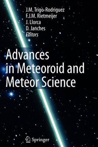 Cover image for Advances in Meteoroid and Meteor Science