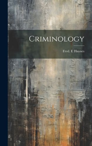 Cover image for Criminology