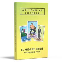 Cover image for Millennial Loteria: El Midlife Crisis Expansion Pack