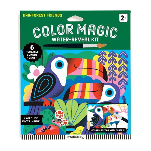 Cover image for Rainforest Friends Color Magic Water-Reveal Kit