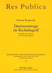 Cover image for Daseinsvorsorge ALS Rechtsbegriff: Forsthoff, Grundgesetz Und Grundversorgung