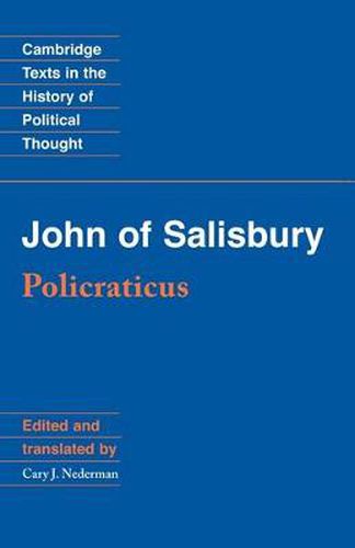 Cover image for John of Salisbury: Policraticus