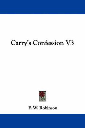 Cover image for Carry's Confession V3