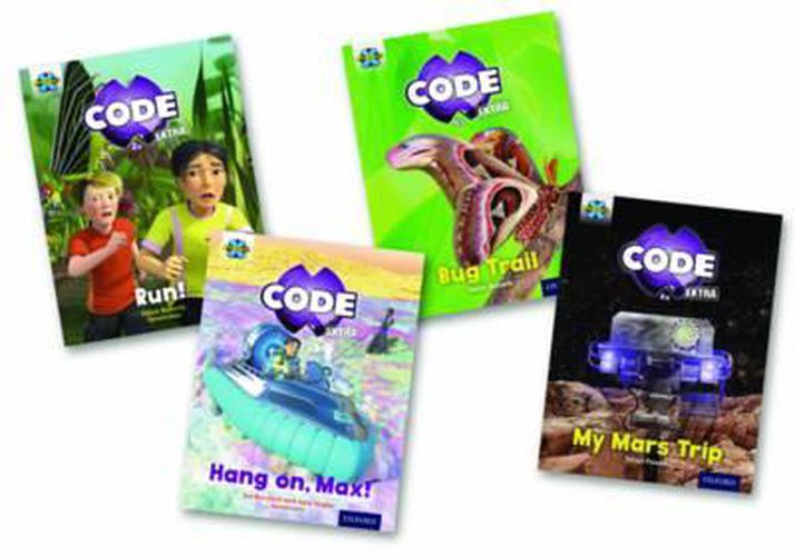 Cover image for Project X CODE Extra: Yellow Book Band, Oxford Level 3: Bugtastic and Galactic Orbit, Mixed Pack of 4