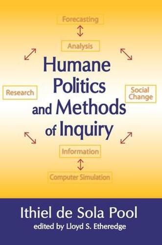 Cover image for Humane Politics and Methods of Inquiry