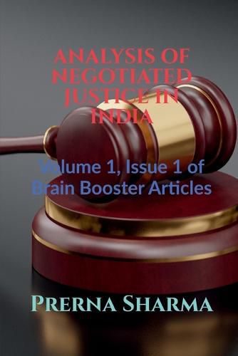 Cover image for Analysis of Negotiated Justice in India