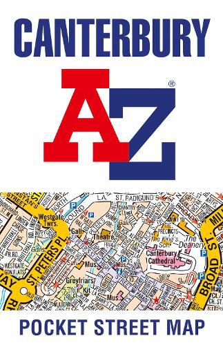 Cover image for Canterbury A-Z Pocket Street Map