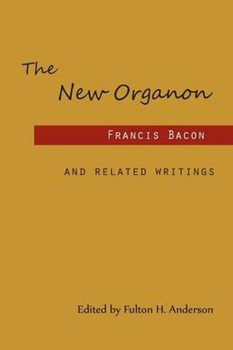 Cover image for The New Organon and Related Writings