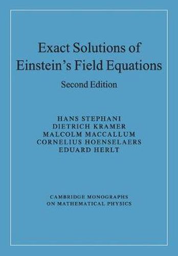 Cover image for Exact Solutions of Einstein's Field Equations