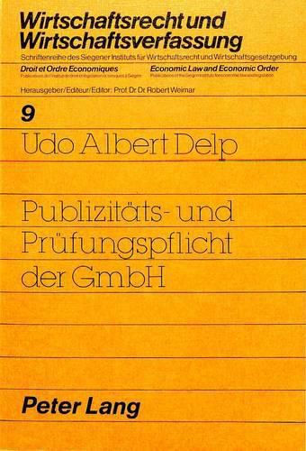 Cover image for Publizitaets- Und Pruefungspflicht Der Gmbh