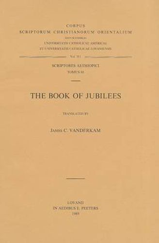Cover image for The Book of Jubilees: V.