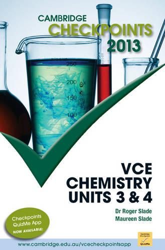 Cover image for Cambridge Checkpoints VCE Chemistry Units 3 and 4 2013