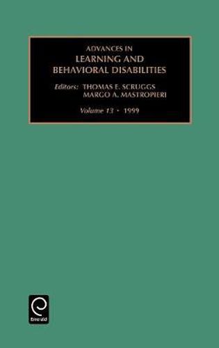 Cover image for Advances in Learning and Behavioural Disabilities