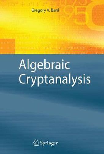 Cover image for Algebraic Cryptanalysis